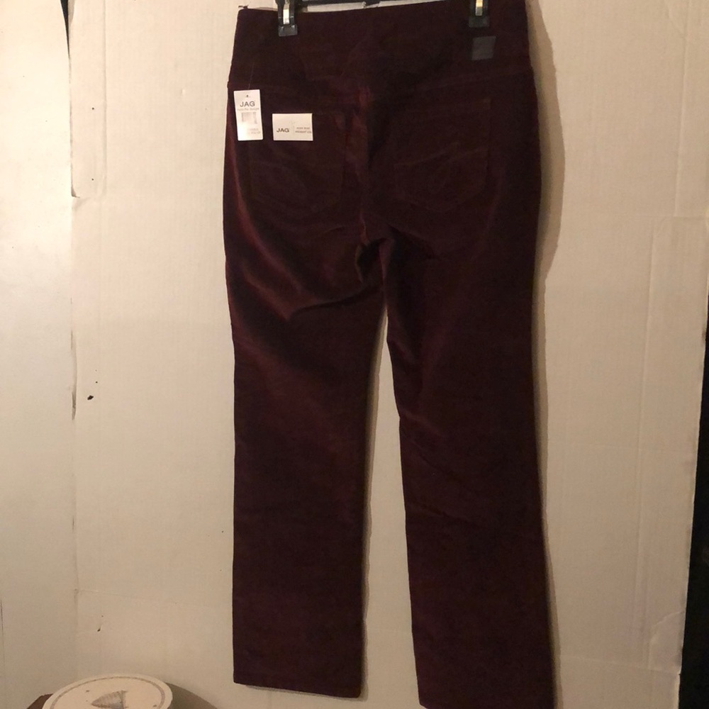 COPY - NWT Jag wine high waisted straight leg pants # 10P